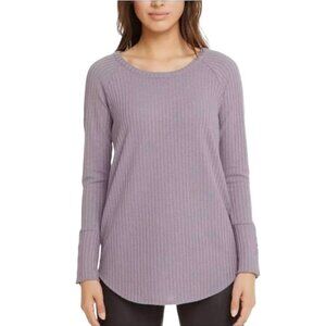 Anthropologie Chaser Purple Thermal Knit Tunic Top Size M